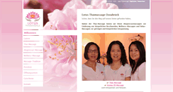 Desktop Screenshot of lotus-thaimassage-os.de